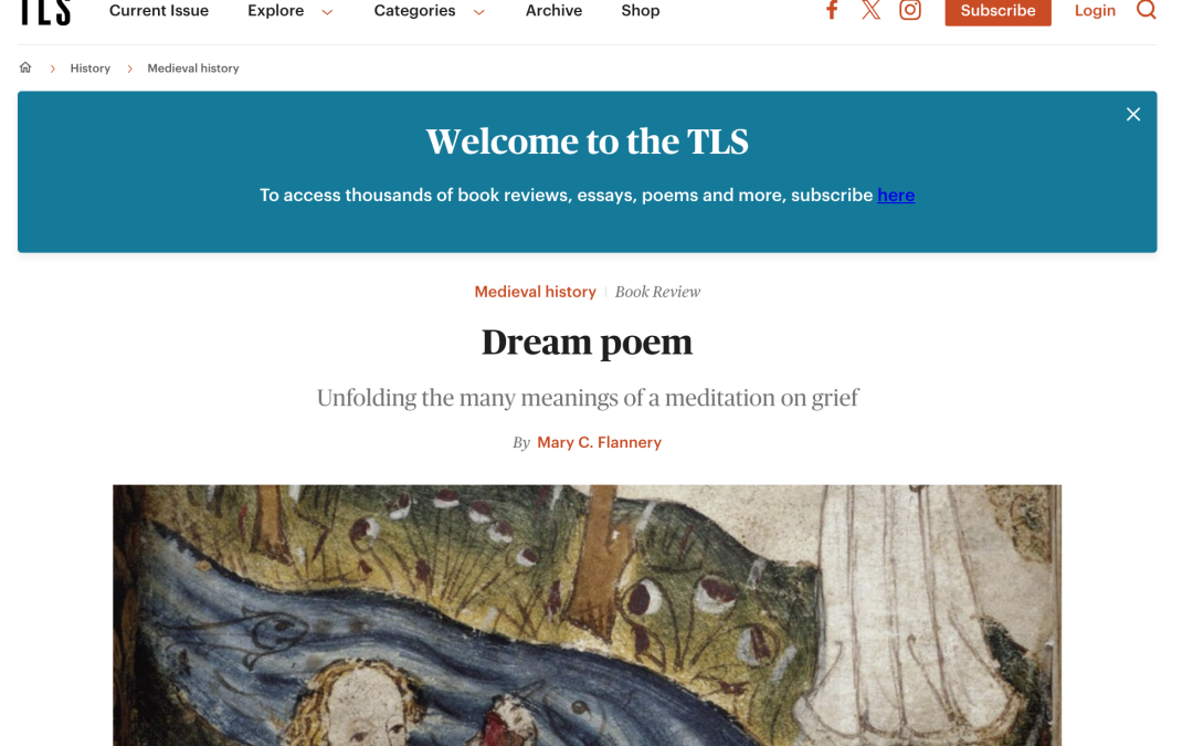 Times Literary Supplement | Fantastic Review of Arthur Bahr’s Chasing the Pearl